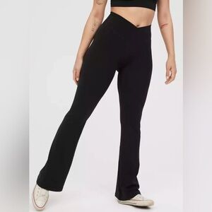 Aerie Classic Black Flare Leggings